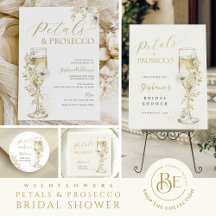 Petals & Prosecco Wildflowers Bridal Shower