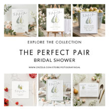 The Perfect Pair Pear Theme Bridal & Couple Shower