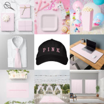 Pink Rose Soft Pale White Pastel Solid Color