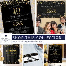 Class Reunion Stationery and Party Supplies