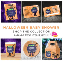 A Baby is Brewing Halloween Baby Shower Suite