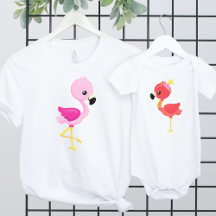 Cute Flamingos - Baby and Kids Clothes