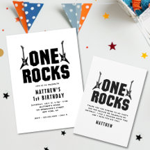 Little Rockstar - One Rocks 1st Birthday Party