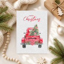 Watercolor Christmas Cards