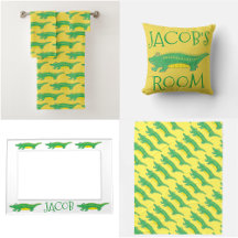 Alligator Gator Bed and Bath Collection
