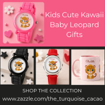 Kids Cute Kawaii Baby Leopard Gifts