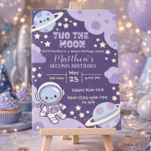 Space Birthday Party   Galaxy Astronaut