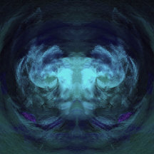 abstract art deep ocean dark blue