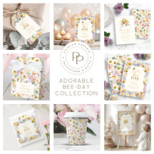 Cute Bees Kid's Birthday Party Collection