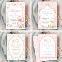 Silly Goose Girl baby Shower Invitation Collection
