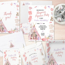 Sleepover Pajama Birthday Party