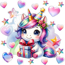 Cute Unicorn Themed Girl's Birthday Party