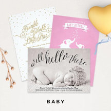 Baby Shower + Birth Announcements