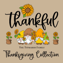 Thankful sunflower gnomes