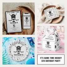 It’s Game Time Hockey 5th Birthday Party 