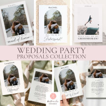 Wedding Proposals Bridesmaids Groomsmen Officiant