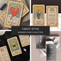 Tarot Style Business Cards