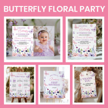 Butterfly Floral Birthday Party