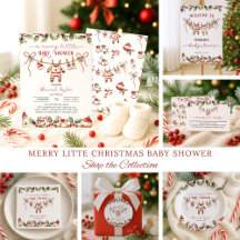 Merry Little Christmas Baby Shower