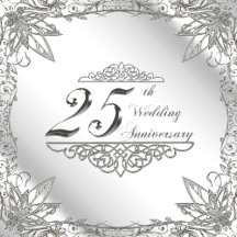25th Silver Wedding Anniversary Card Collection