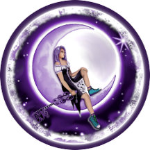 Purple moon child stationary/cadrs/gifts