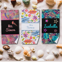 Custom Mr. and Mrs Tropical Towels