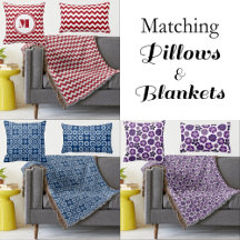 Matching Pillows And Blankets Sets