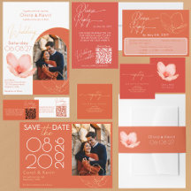 Modern Bold Orange "Verona sunset" 