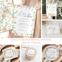 Love in Bloom Elegant Wildflower Bridal Shower
