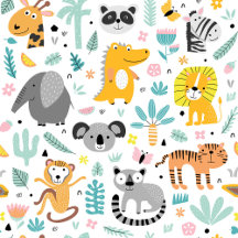 Cute rainforest Animals