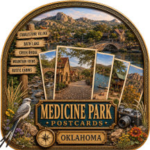 Medicine Park Oklahoma Postcards/Gifts