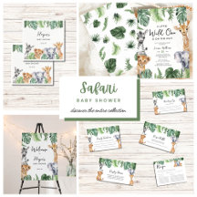Safari Baby Shower Collection
