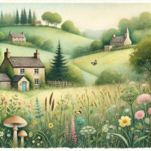 Cottagecore & Nature Scenes | Woodland Rustic Char