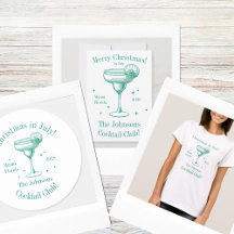 Christmas in July Cocktail Party Green