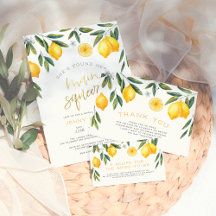 Main Squeeze Lemon Bridal Shower