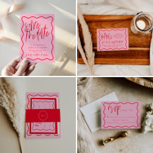 Modern Wavy Frame Wedding Collection   DELILAH 