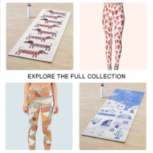 Yoga Mats, Capri Leggings and Water Bottles