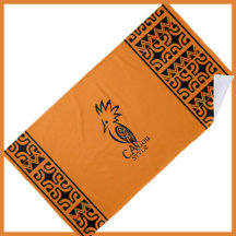 Serviette de plage motif tribal Cagou Style