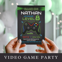 VIDEO GAME BIRTHDAY ANY AGE GAMER