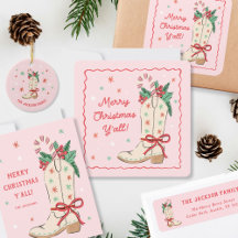 Merry Christmas Y'all Country-Theme