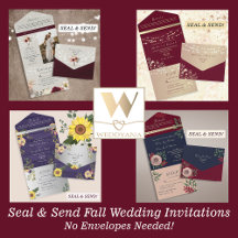 Seal & Send Fall Wedding Invitations