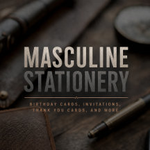 Modern Men’s Stationery Collection