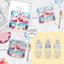 Let's Flamingle Beach Birthday Party -MPS