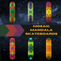 Mosaic Mandala Skateboards