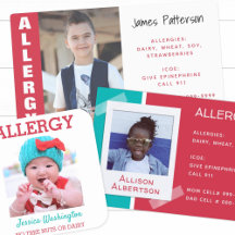 Custom Photo Allergy Alerts