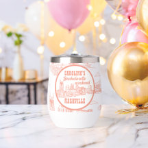 Nashville Bachelorette Coral Pink
