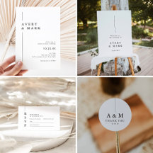 Modern Minimalist Wedding