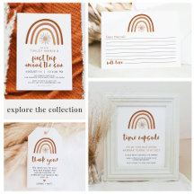 TINLEY Bohemian Terracotta Rainbow Sun Birthday