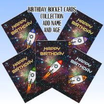 Birthday personalized rockets 