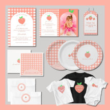 Peach Birthday Party Theme